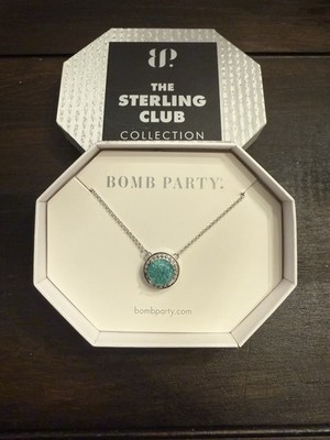 BP The Sterling Club Necklace RBP2357 Emerald Ice Crystal