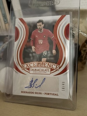 panini immaculate auto Bernardo Silva 18/49