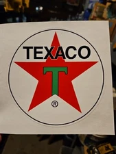 REPRODUCTION 5½" Texaco Gasoline Vintage Looking Decal 