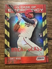2025 Topps Stadium Club - In Case of Emergency James Wood #ICE-11 (RC)