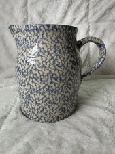 Estate Sale Lot - Spongeware Pottery, Pitchers, Glasses & Tureen — listing 3