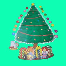 Carson Dellosa Bulletin Board Set Christmas Tree Holiday Decor school classroom