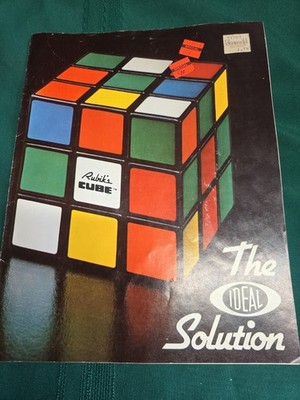 1981 Rubiks Cube The Solution Booklet Ideal Toy Corporation How To Solve