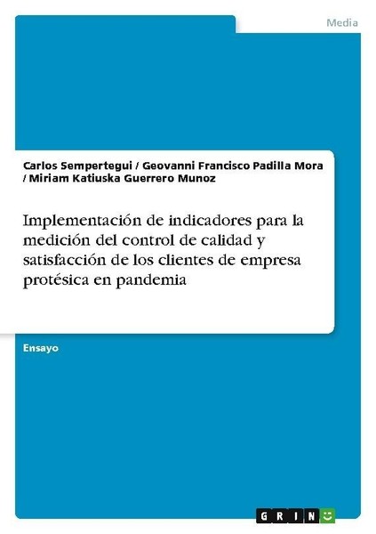 ImplementacióN De Indicadores Para La MedicióN Del Control De Calidad Y Satisfac-image
