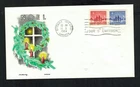 Canada #434-435, 1964 Christmas set, Chickering Jackson cachet FDC
