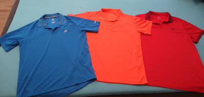 3 Polohemden ADIDAS NIKE ICEPEAK Größe L
