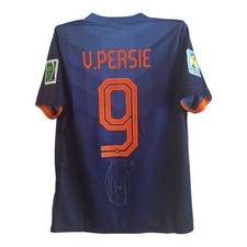Robin van Persie Signed Shirt EXACT PROOF JERSEY NETHERLANDS 2014 HOLLAND DUTCH