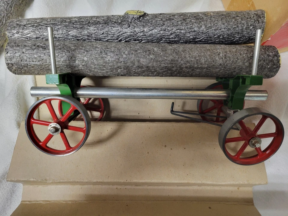 Винтажный Mamod Lumber Wagon LW.1 Сделано в Англии Живой Пар  - Изображение 4 из 4
