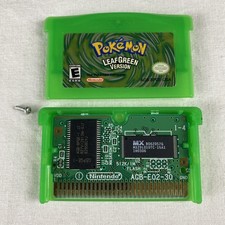 NICE Pokemon Leaf Green - Nintendo GBA AUTHENTIC -Tested  Working-