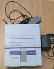 VINTAGE SUPER NINTENDO ENTERTAINMENT SYSTEM WITH POWER SUPPLY AND RF SWITCH SNES