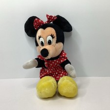 Disneyland Disney World Vintage Minnie Mouse 1980s 10" Plush Doll Stuffed Animal