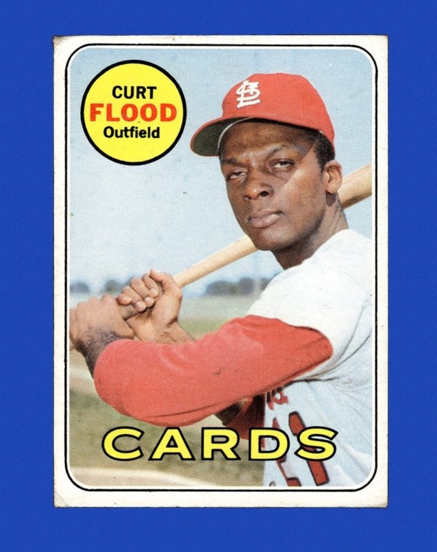 1969 Topps Set-Break #540 Curt Flood VG-VGEX *GMCARDS*