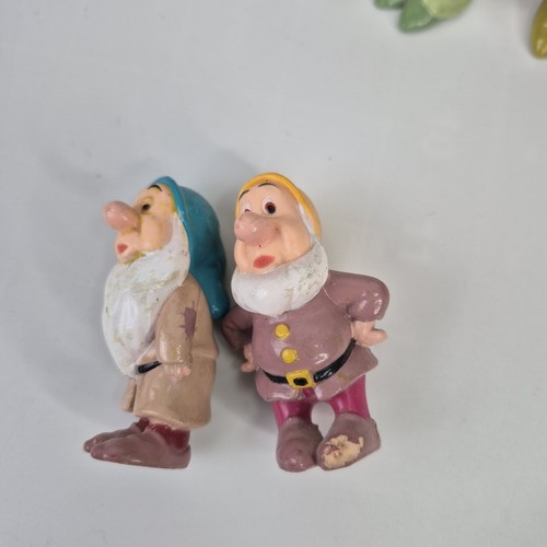 Konvolut Vintage Disney Schneewittchen und die sieben Zwerge gemischte Figuren - Bild 5 von 9