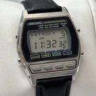 Vintage Seiko Alarm Digital LCD Chronograph Watch A547-5030 **READ**