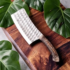 CUSTOM MADE FORGED HIGH CARBON STEEL CLEAVER BUTCHER MEET CHOPPER 2950
