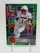 2025 Bowman Chrome U 73/99 Isaac Brown Green Shimmer Auto Louisville