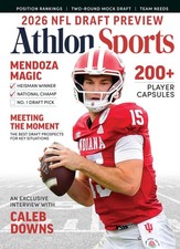 ATHLON SPORTS PRO FOOTBALL DRAFT 2026 MAGAZINE - NFL - FERNANDO MENDOZA