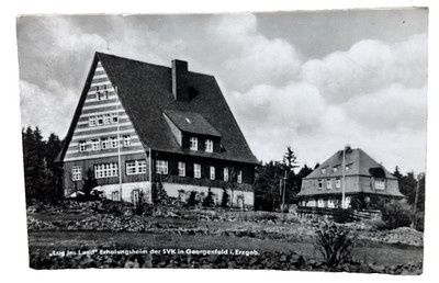Postkarte Georgenfeld Altenberg Lug in Land Erholungsheim SVK 1964 Ansichtskarte