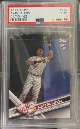 2017 Topps #287 Aaron Judge PSA 9