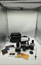 Minolta SRT-MC II 35mm SLR Film Camera with a LOT extras