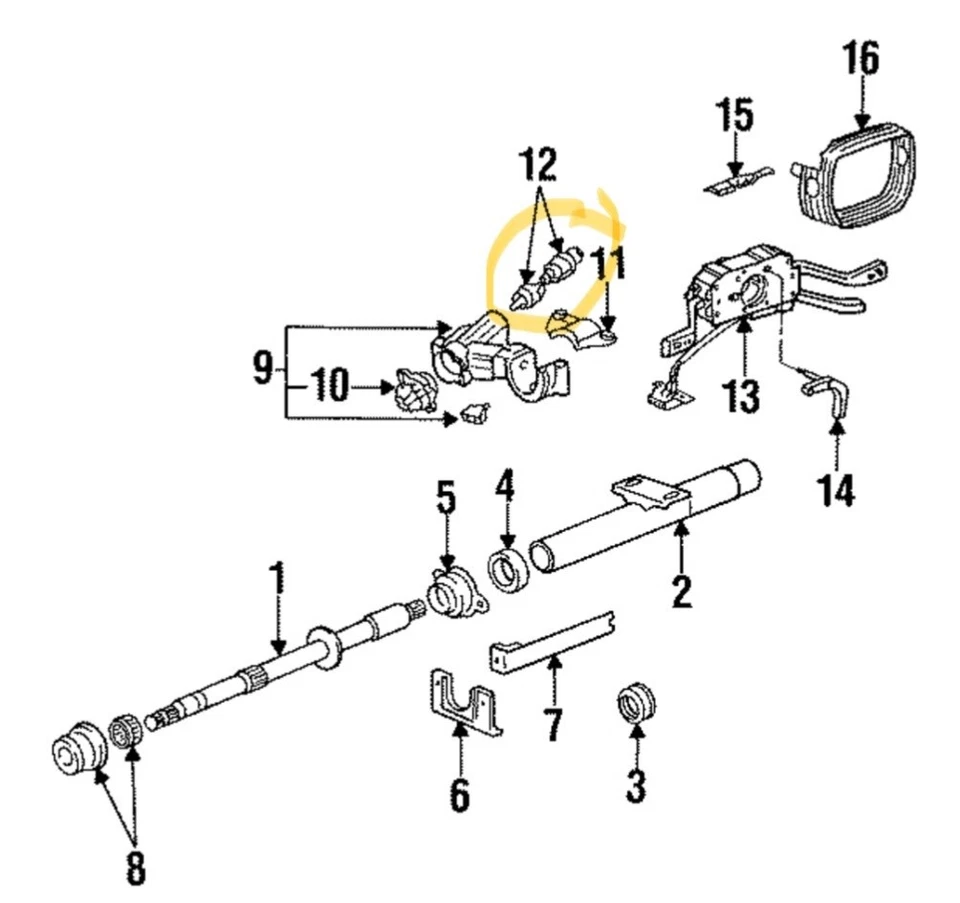 Nuevo de Lote Antiguo Porsche 968 944 1985-95 Cilindro de Bloqueo de Encendido con Llaves Genuino 94453807500 Foto 3 de 3