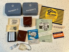Vintage Camera Photography Lot: Metraphot 2 Light Meter, Diax Ib / 11b Camera Bk