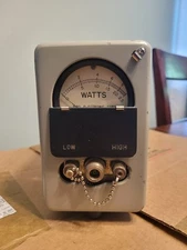 Tested Bird 61 Termaline Wattmeter, 1/5W Scales, 30-500 MHz, Great For HTs