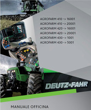 Deutz-Fahr Agrofarm 410-420-430 Officina 2940 pagine ITALIANO