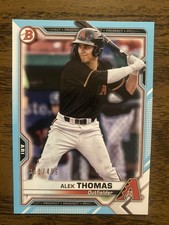 2021 Bowman - Prospects Alek Thomas #BP-31 Sky Blue Border /499 (RC)