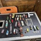Mixed set of model vintage toy vehicles Lesney, matchbox, Dinky, BP, majorette
