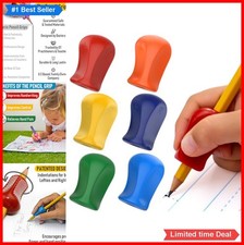 Pencil Grips 6 Pack Ergonomic Finger Cushion Ambidextrous Handwriting Aid Latex
