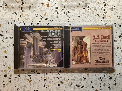 J.S. Bach Orgelwerke II Ton Koopman 2 CD's 1996- 1988 NEW