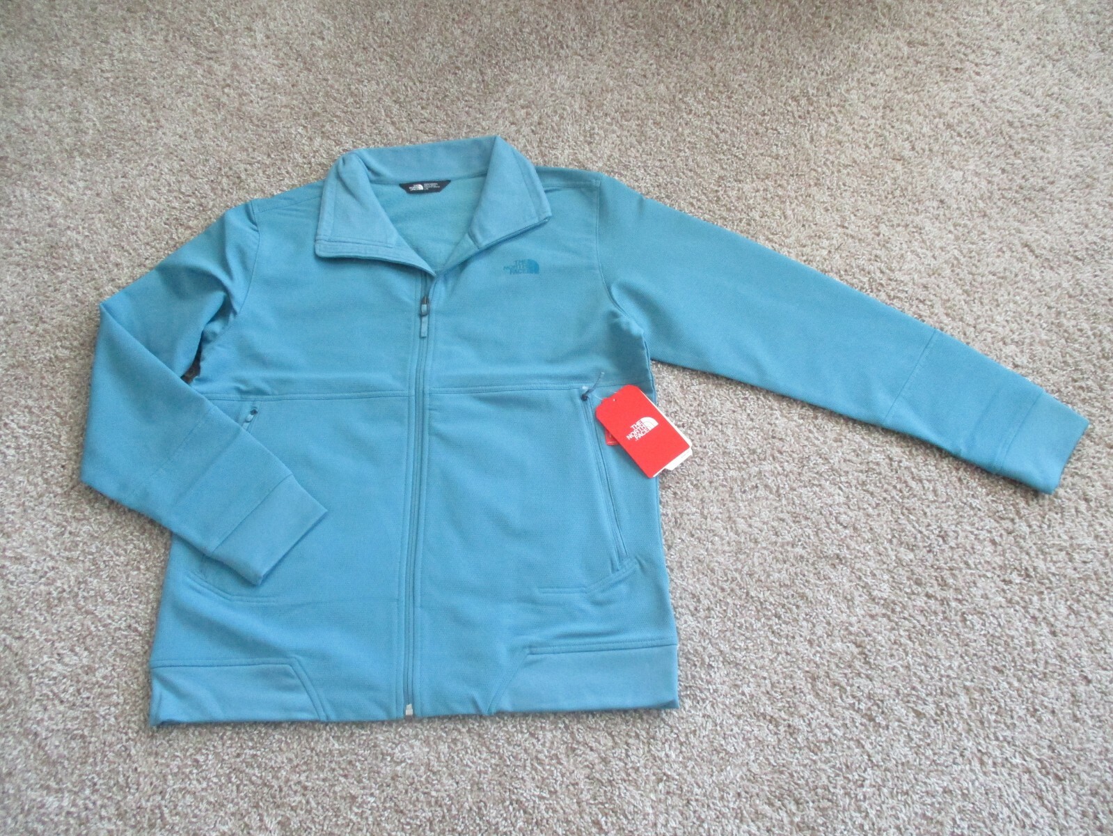 BNWT The North Face Men's Tekno Ridge Full Zip Jacket, Blue, Size L