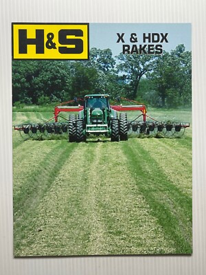 H&S - X & HDX Rakes Sales Brochure *Original Dated 2010* Hay Rakes | eBay