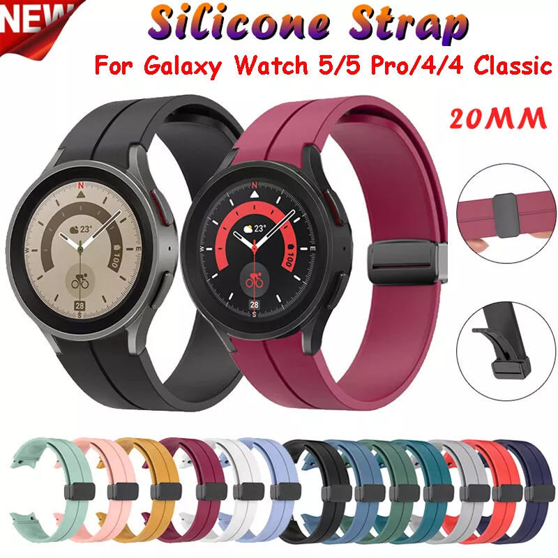 Silicone Strap For Samsung Galaxy Watch 5/5 Pro 45mm 40mm 44mm