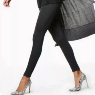 Cabi #3578 Black Zip Back Ankle Leggings Size XS | eBay
