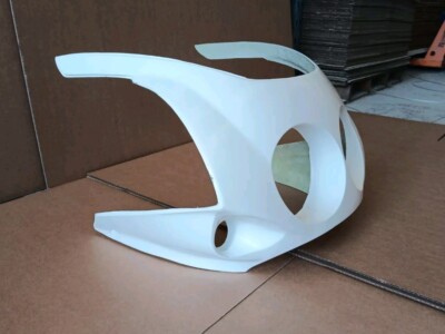 Yamaha FZR400 EXUP Front Upper Nosecone Verkleidung Panel Fiberglas Neu 