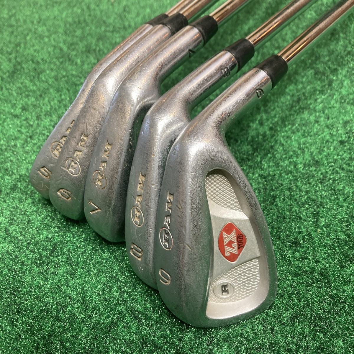Ram ZX Tour Iron Set 5-9 Regular Steel Shafts | eBay
