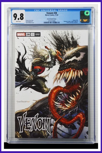 Venom #28 CGC Graded 9.8 Marvel 2020 Kirkham Secret Variant Cover Comic Book.