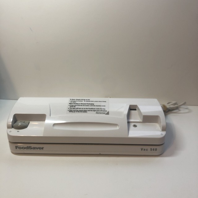 FoodSaver VAC 540 Gently White Instant Seal Vacuum Sealer for sale