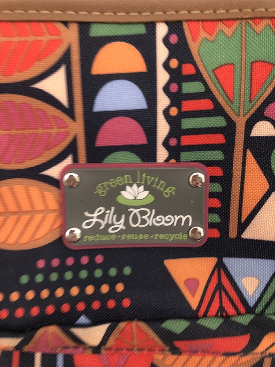 Lily Bloom Multicolored Satchel Bag Shoulder Purse Primary Colors  View 3