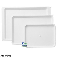 VASSOIO PER ESPOSIZIONE CM 26X37 BIANCO PER BANCO FRIGO PASTICERIA DOLCI