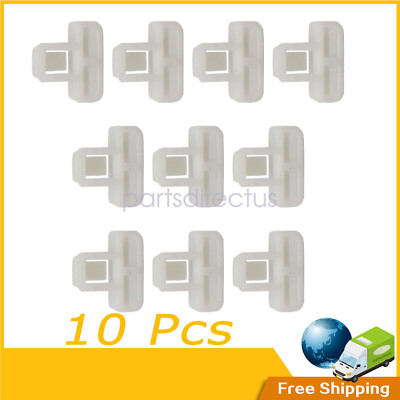 White For 2016-2022 Chevrolet Malibu Bumper Molding Clips 10pc 11547341 US