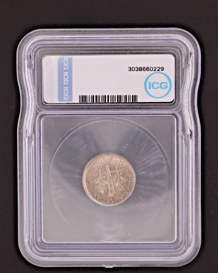 2005 P Brilliant Unc Broadstruck Error 10C ICG Signed by Austin Hutto - Image 2 of 2