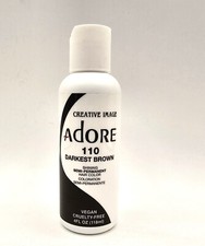 Adore Semi-Permanent Haircolor 110 Darkest Brown. Sealed
