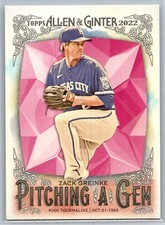 2022 Topps Allen & Ginter #PAG-22 Zack Greinke Pitching a Gem
