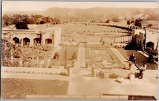 Santa Barbara, California Samarkand Persian Hotel Vintage Postcard BIRD'S EYE