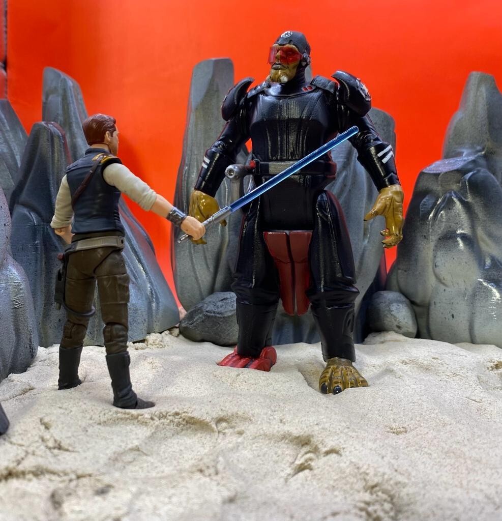 Star Wars custom articulated 9th SİSTER  3,75 inch fallen o
