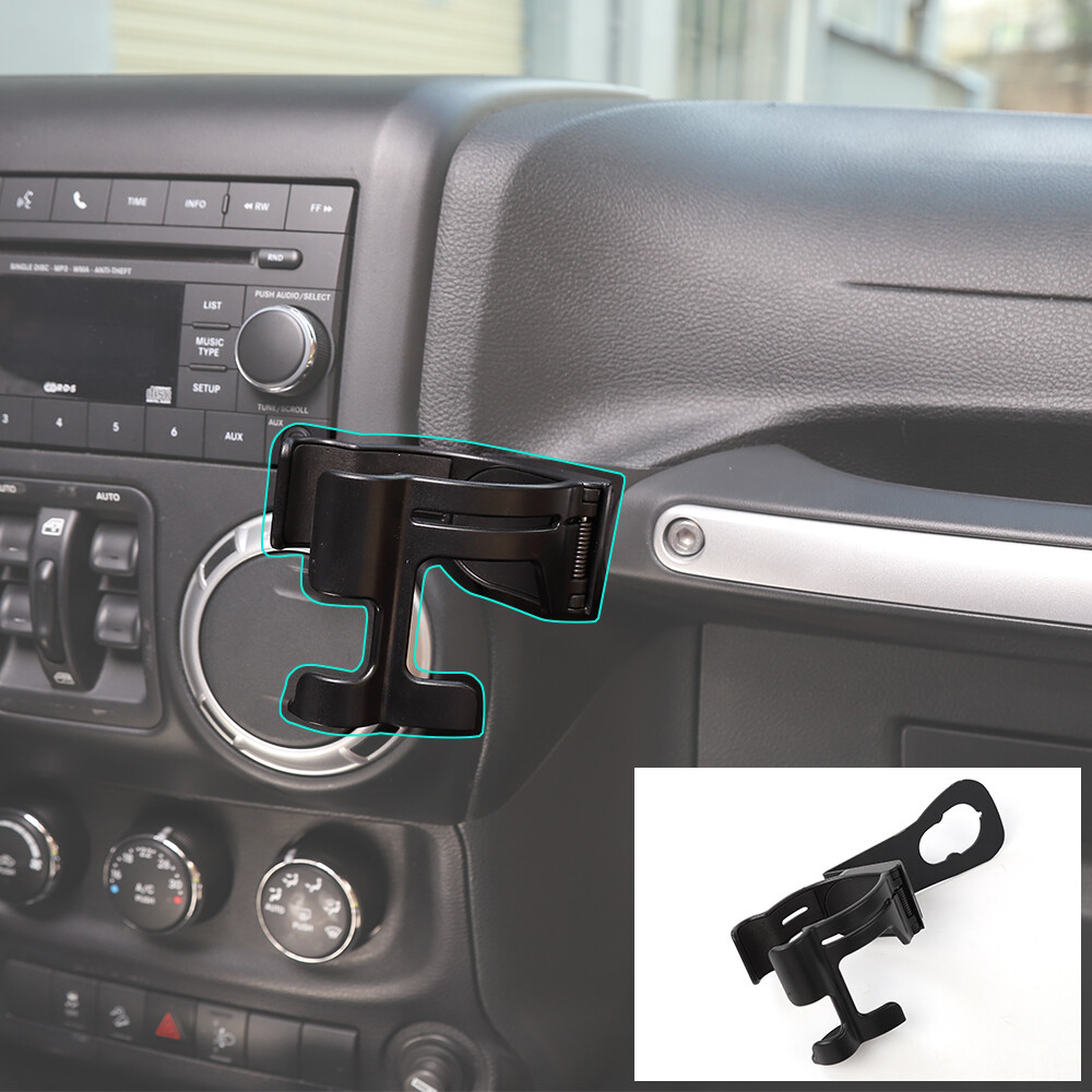 Multifunction Water Cup Mobile Phone Holder Bracket For Jeep Wrangler JK  2012-17
