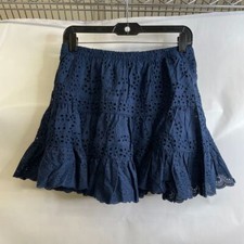 ALTAR'D STATE Karleen Mini Skirt Women's Size L Dress Blues